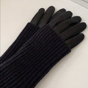 Allsaints leather glove - size small